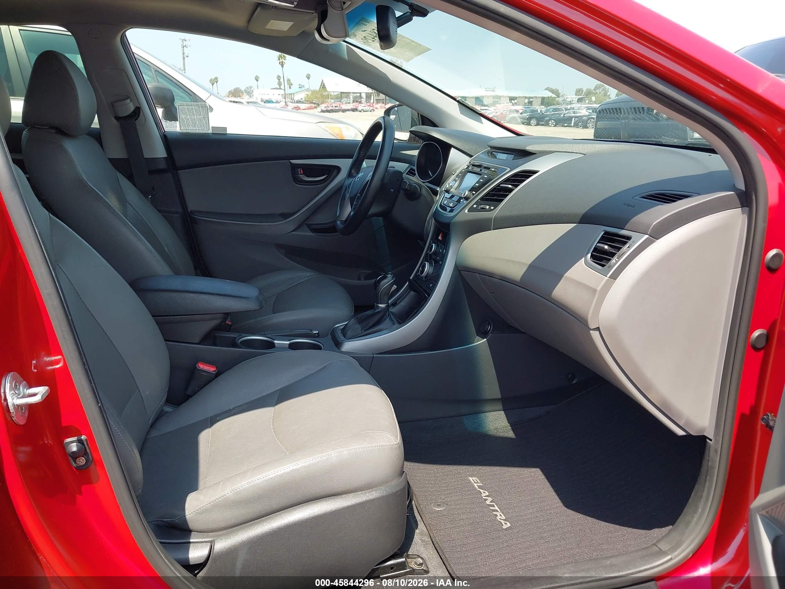 2014 Hyundai Elantra Sport Red vin: KMHDH4AH2EU158602