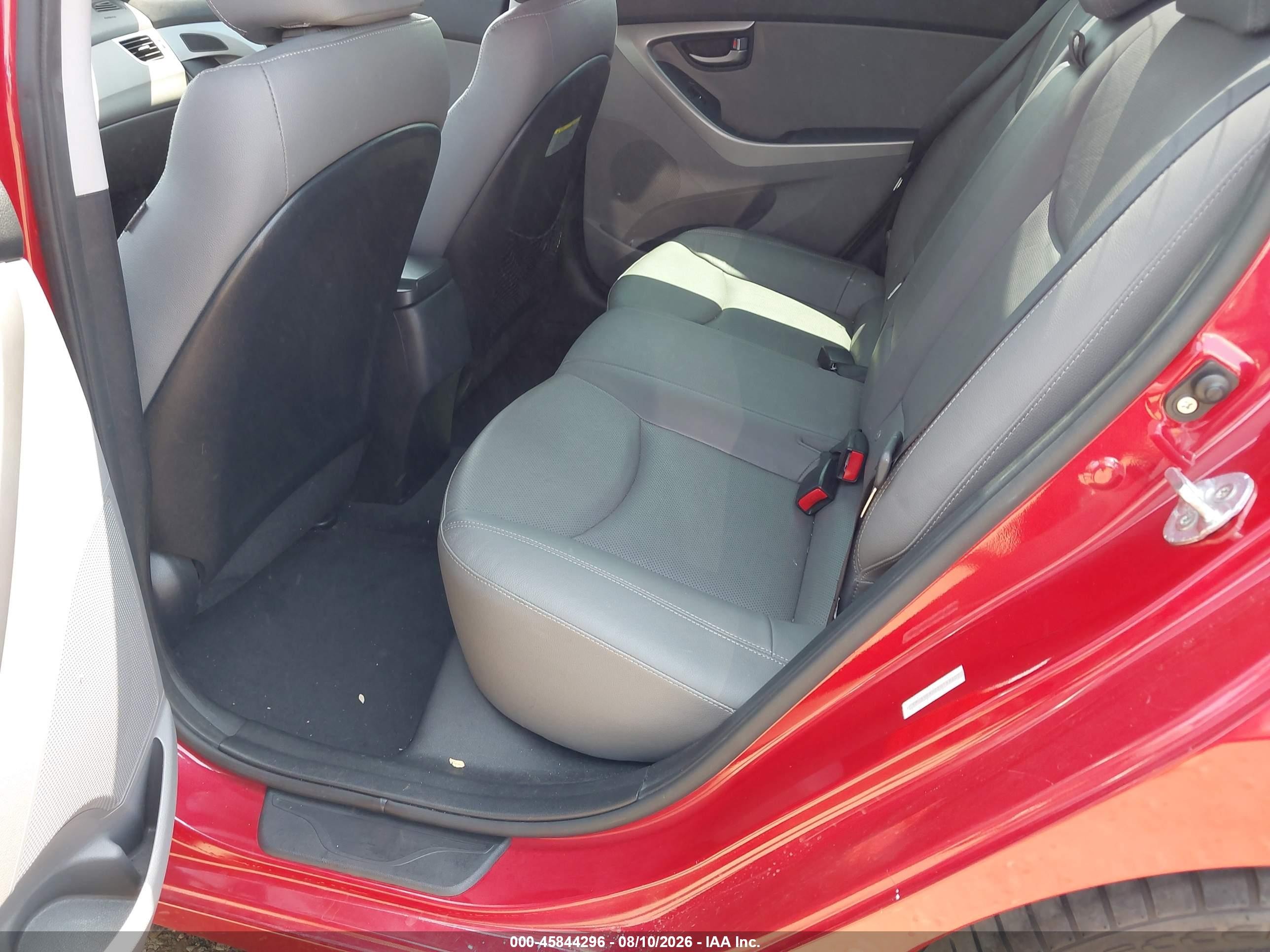 2014 Hyundai Elantra Sport Red vin: KMHDH4AH2EU158602