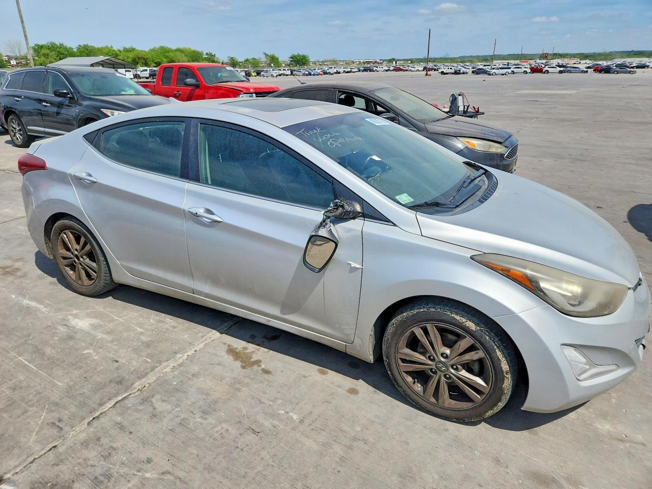 2014 Hyundai Elantra Sport Silver vin: KMHDH4AH2EU158678