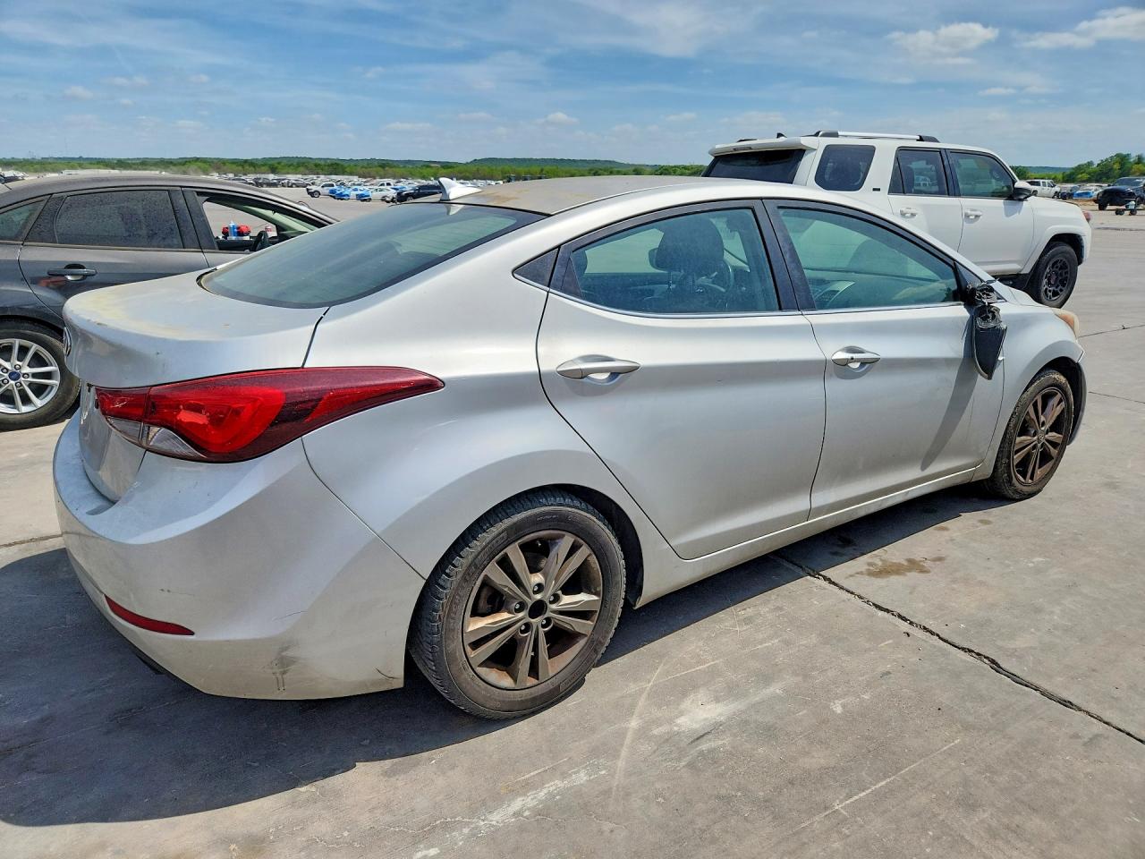 2014 Hyundai Elantra Sport Silver vin: KMHDH4AH2EU158678