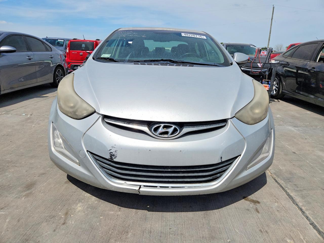 2014 Hyundai Elantra Sport Silver vin: KMHDH4AH2EU158678