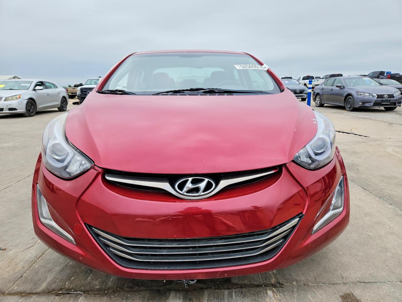 2014 Hyundai Elantra Sport Red vin: KMHDH4AH2EU176453