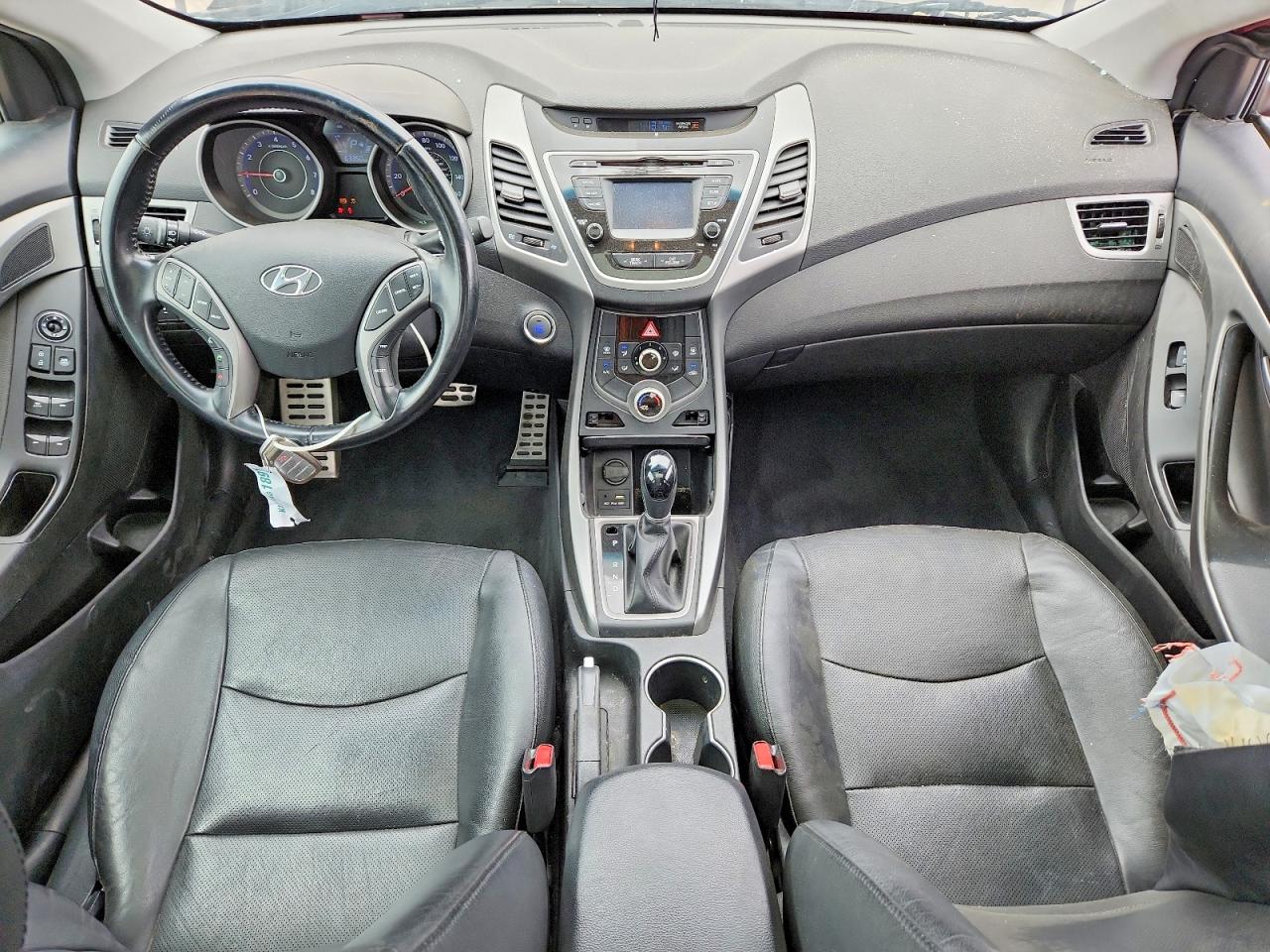 2014 Hyundai Elantra Sport Red vin: KMHDH4AH2EU176453