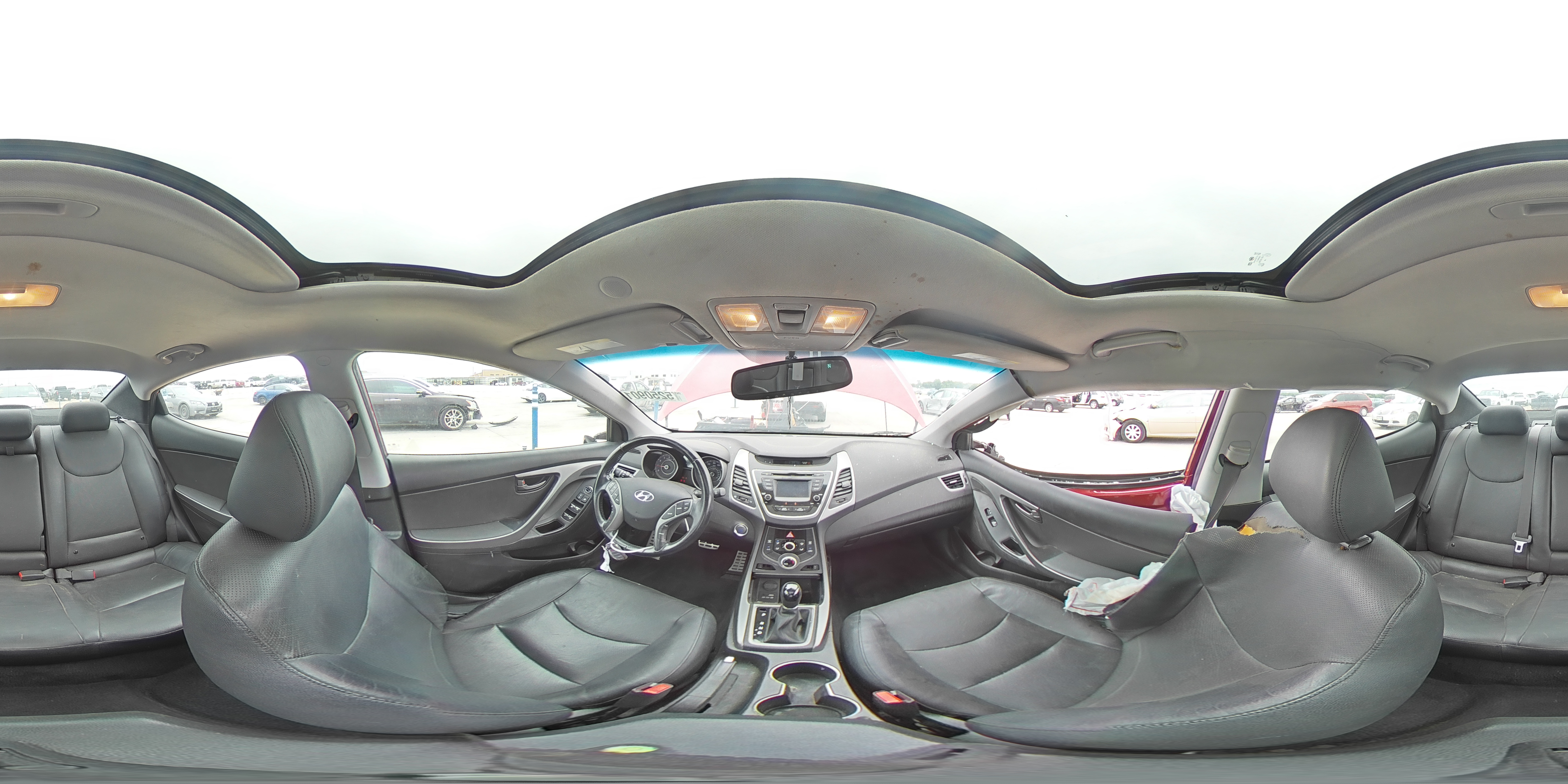 2014 Hyundai Elantra Sport Red vin: KMHDH4AH2EU176453