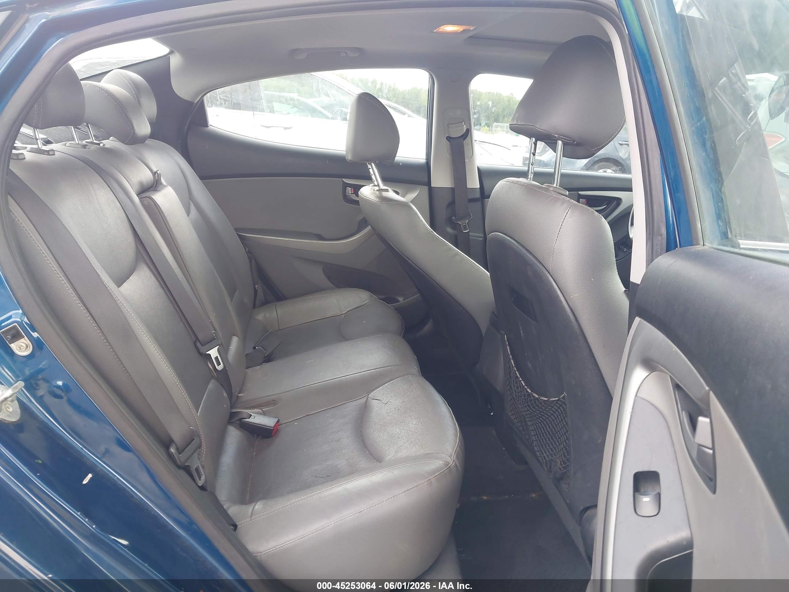 2014 Hyundai Elantra Sport Синий vin: KMHDH4AH2EU211122