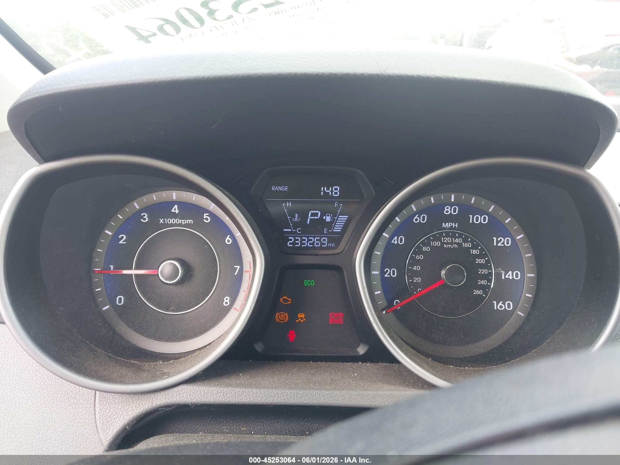 2014 Hyundai Elantra Sport Синий vin: KMHDH4AH2EU211122