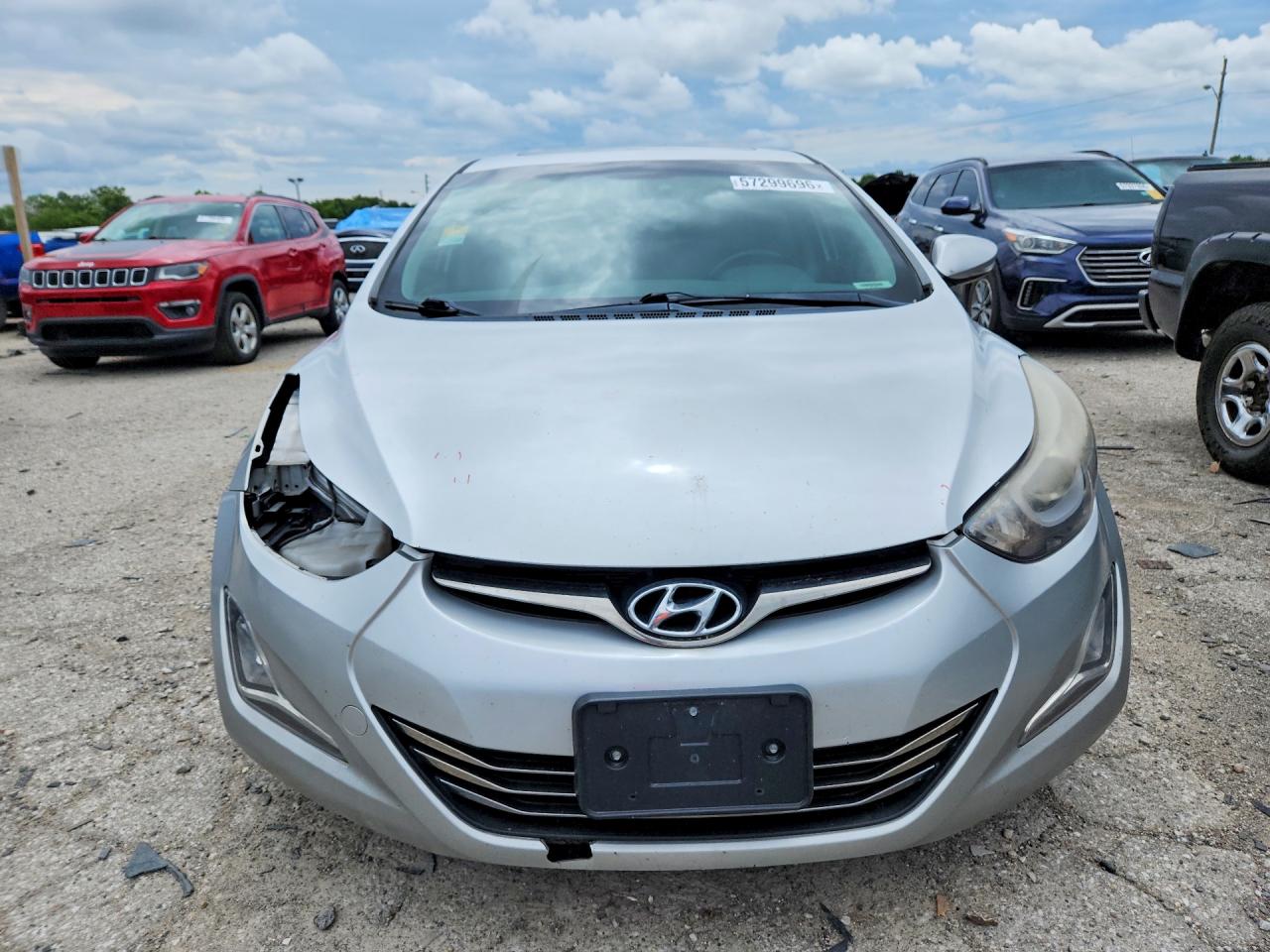 2015 Hyundai Elantra Sport Silver vin: KMHDH4AH2FU342519