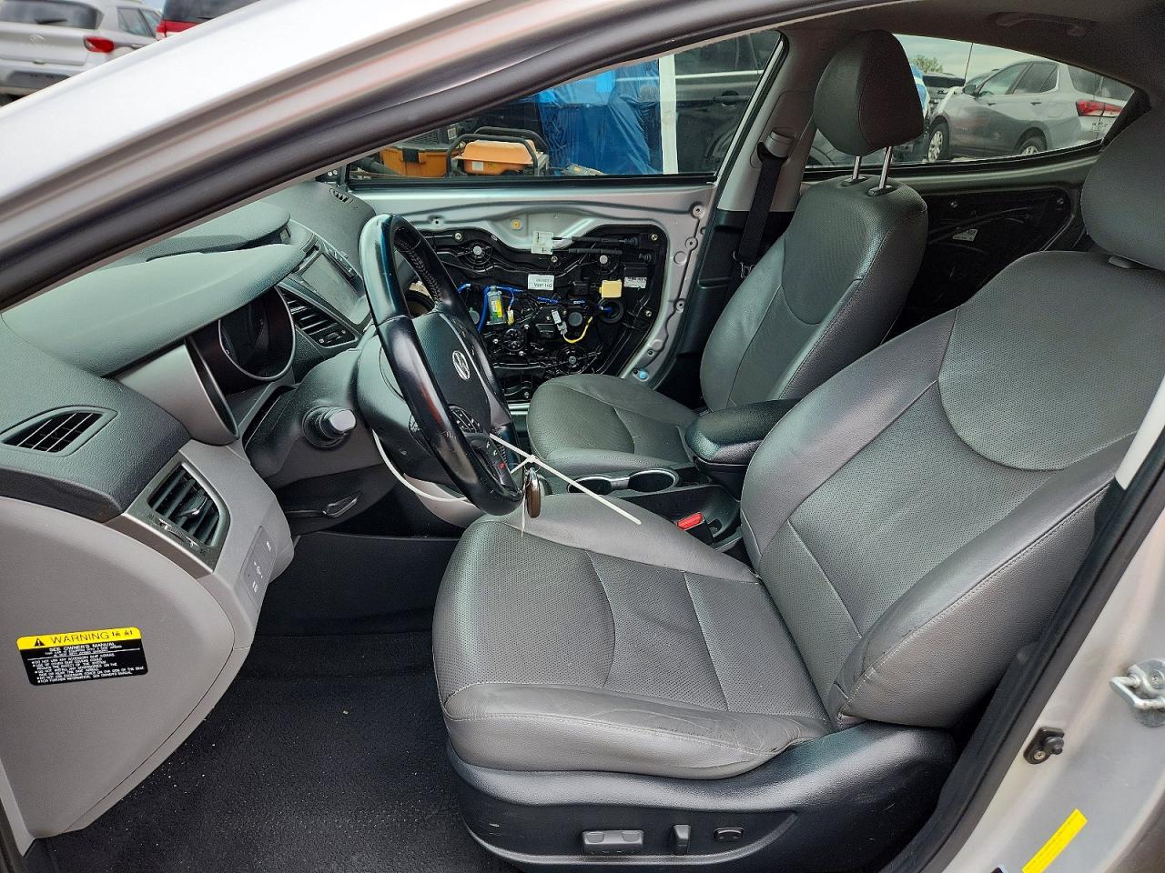 2015 Hyundai Elantra Sport Silver vin: KMHDH4AH2FU342519