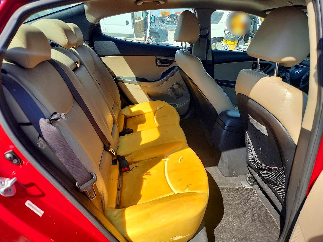 2014 Hyundai Elantra Sport Red vin: KMHDH4AH3EU120361