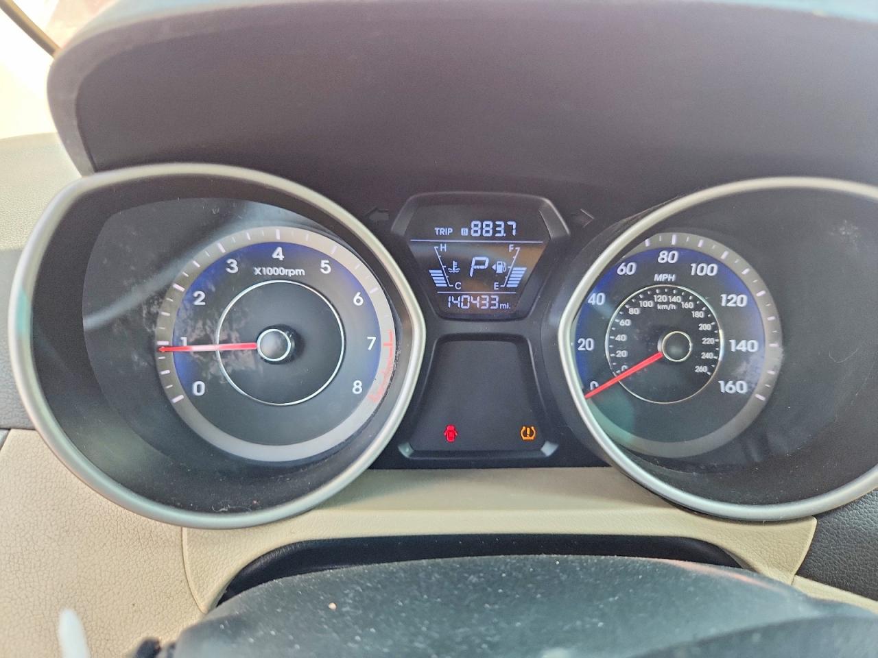 2014 Hyundai Elantra Sport Red vin: KMHDH4AH3EU120361