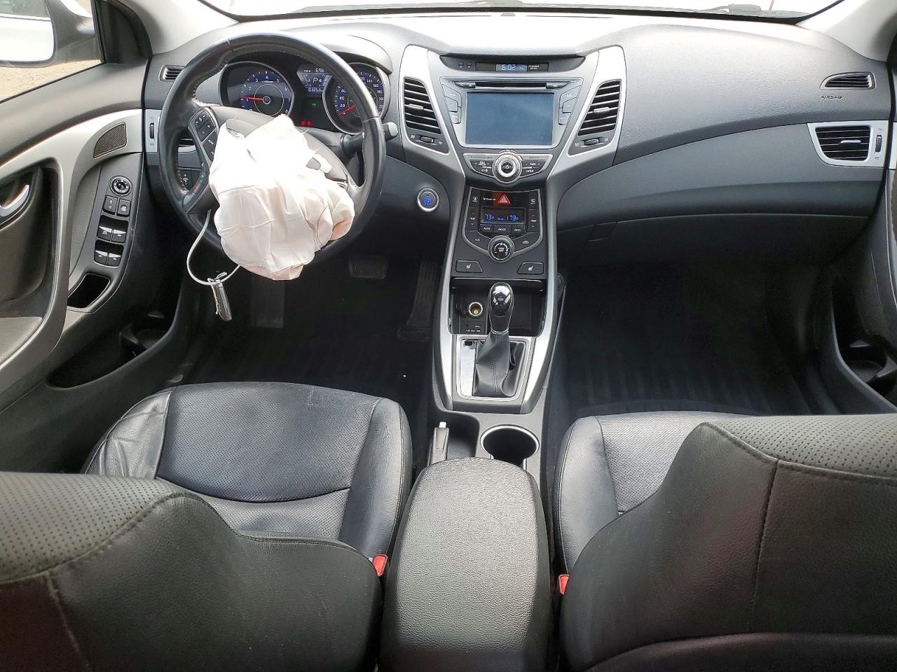 2014 Hyundai Elantra Sport White vin: KMHDH4AH3EU127987