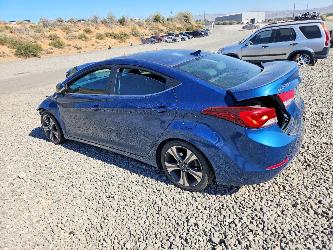 2014 Hyundai Elantra Sport Blue vin: KMHDH4AH3EU148418
