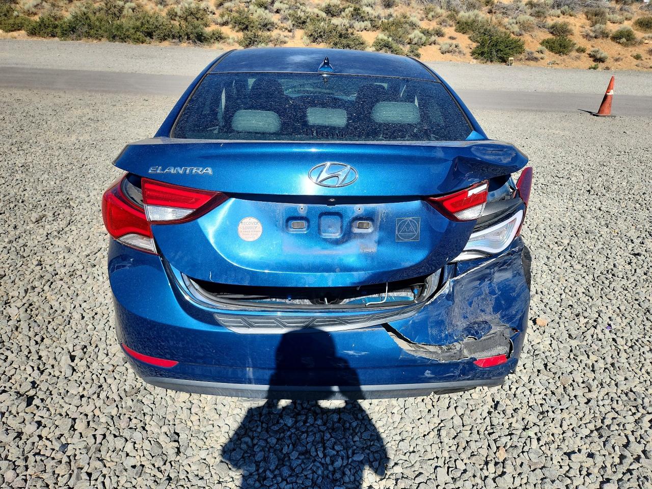 2014 Hyundai Elantra Sport Blue vin: KMHDH4AH3EU148418