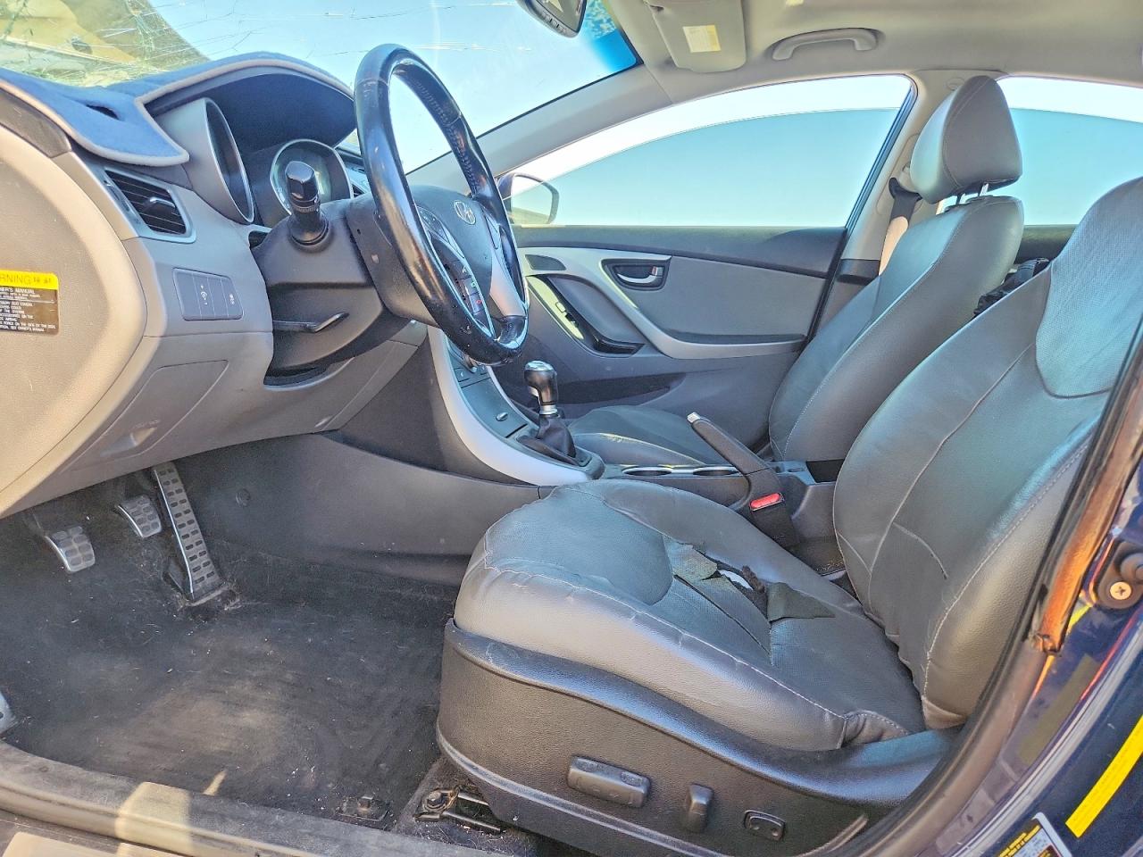 2014 Hyundai Elantra Sport Blue vin: KMHDH4AH3EU148418
