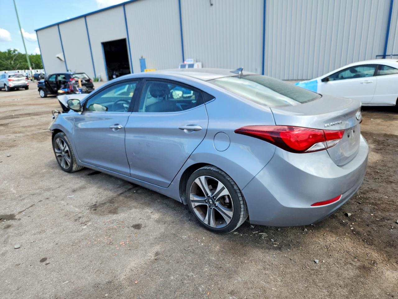 2014 Hyundai Elantra Sport Silver vin: KMHDH4AH3EU158804