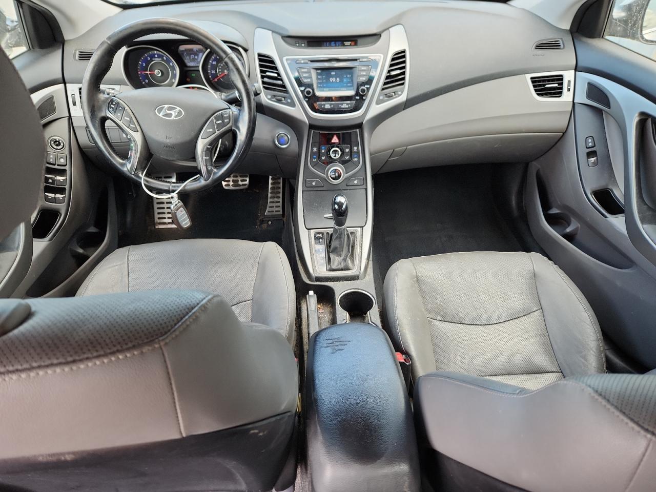 2014 Hyundai Elantra Sport Silver vin: KMHDH4AH3EU158804
