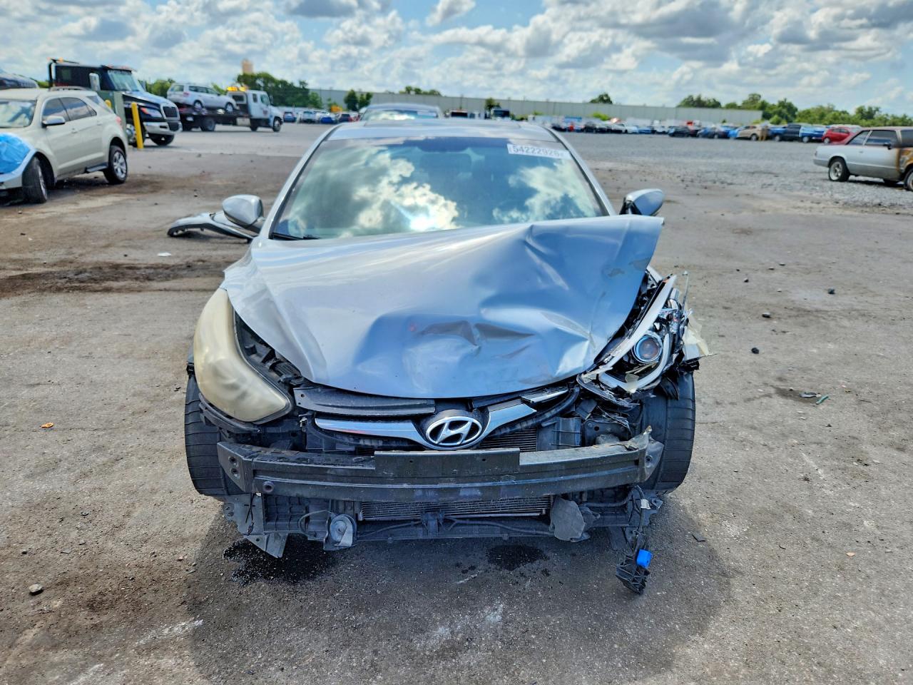 2014 Hyundai Elantra Sport Silver vin: KMHDH4AH3EU158804