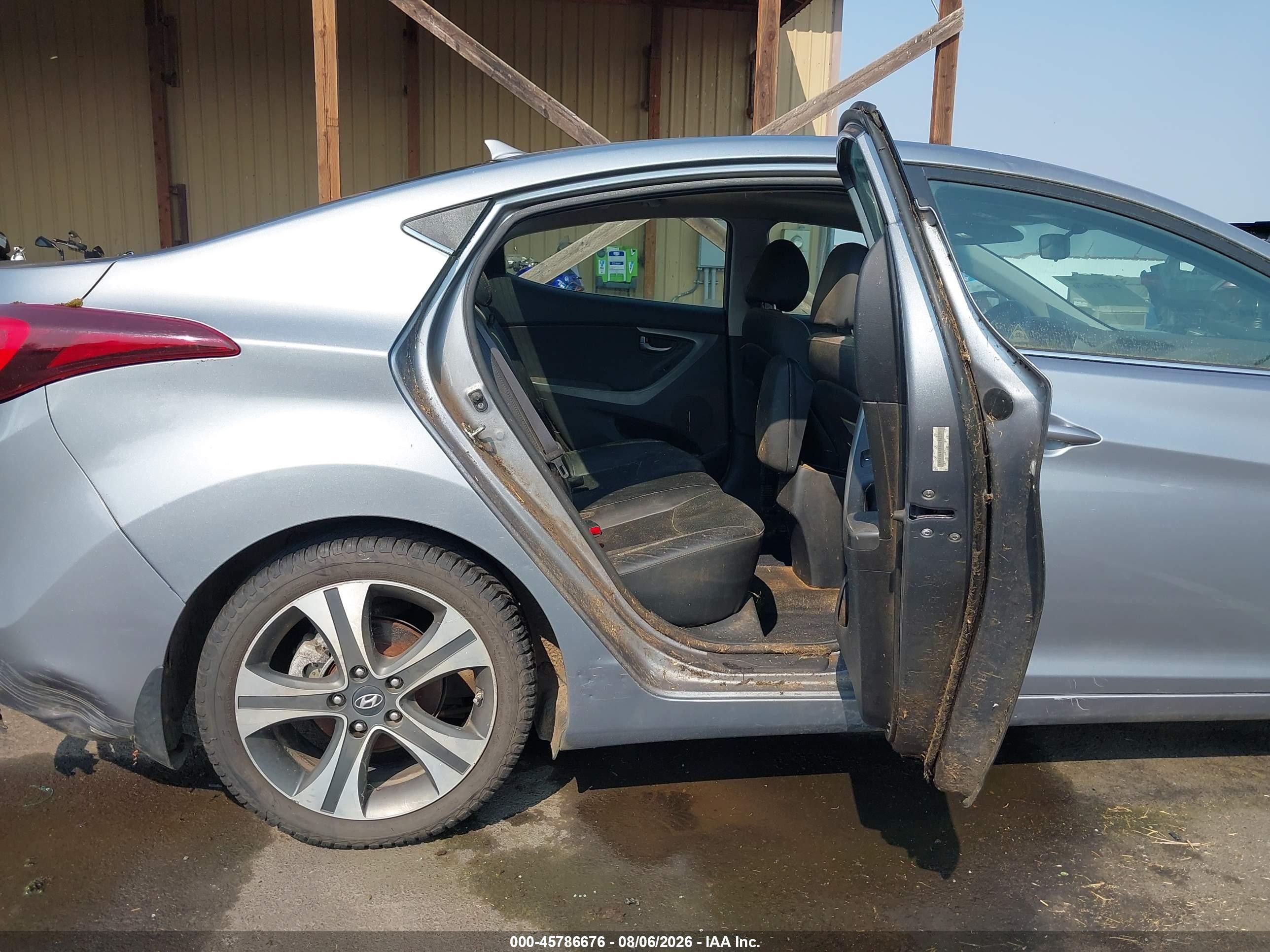 2015 Hyundai Elantra Sport Silver vin: KMHDH4AH3FU282301