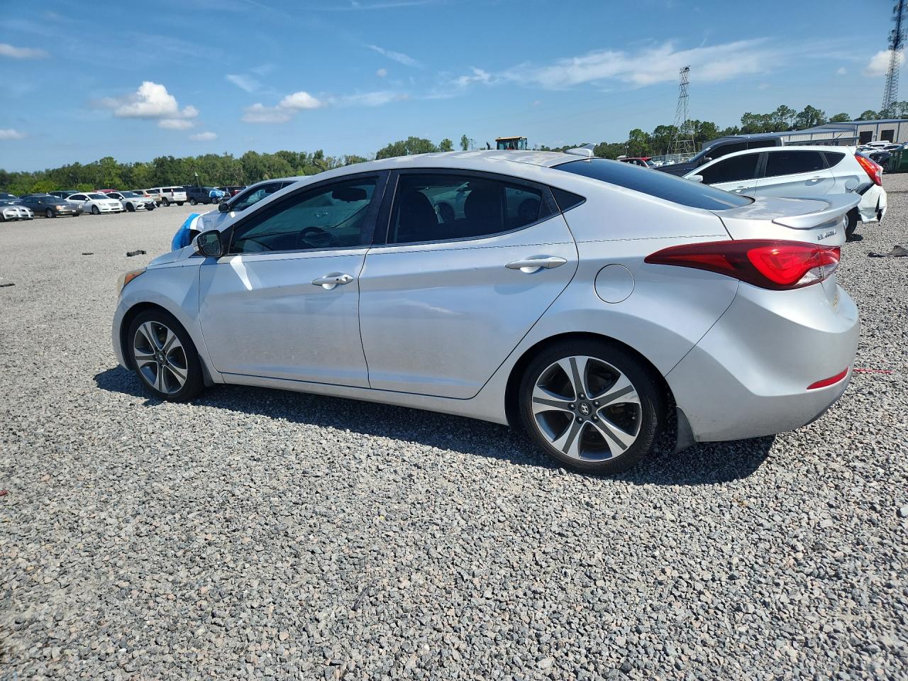 2015 Hyundai Elantra Sport Silver vin: KMHDH4AH3FU455606