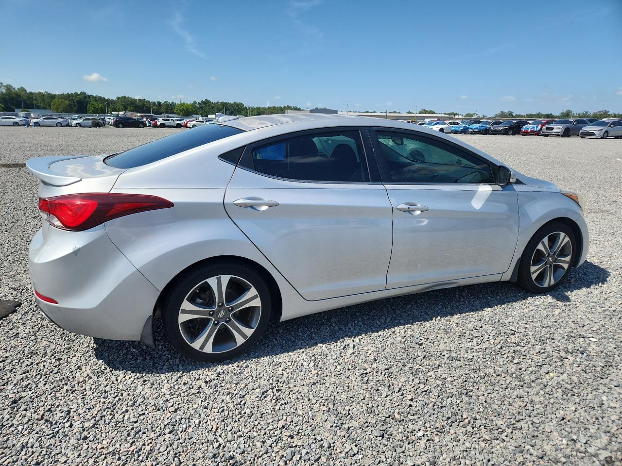 2015 Hyundai Elantra Sport Silver vin: KMHDH4AH3FU455606