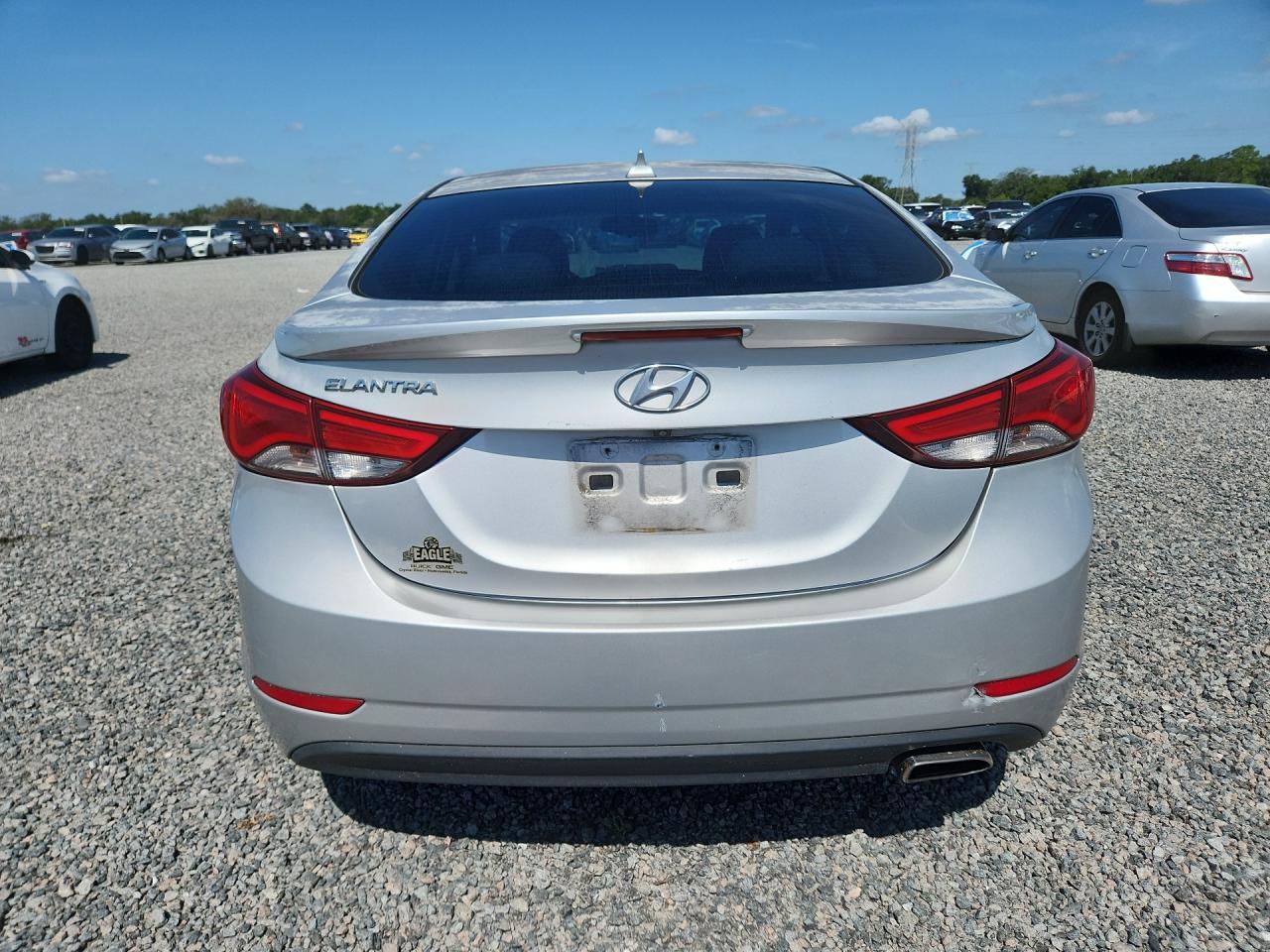 2015 Hyundai Elantra Sport Silver vin: KMHDH4AH3FU455606