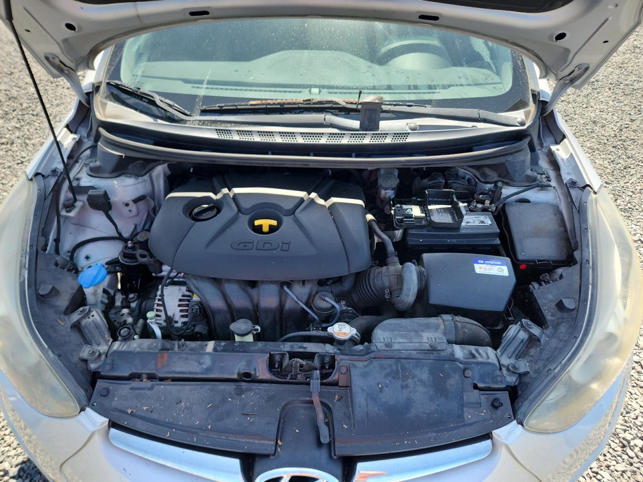 2015 Hyundai Elantra Sport Silver vin: KMHDH4AH3FU455606