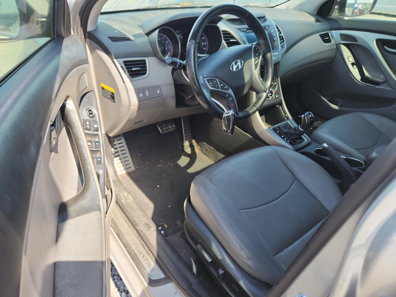 2015 Hyundai Elantra Sport Silver vin: KMHDH4AH3FU455606