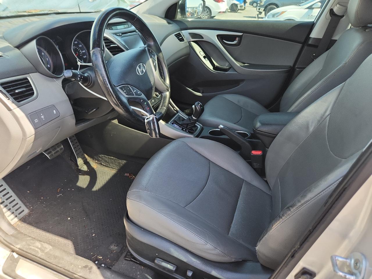2015 Hyundai Elantra Sport Silver vin: KMHDH4AH3FU455606