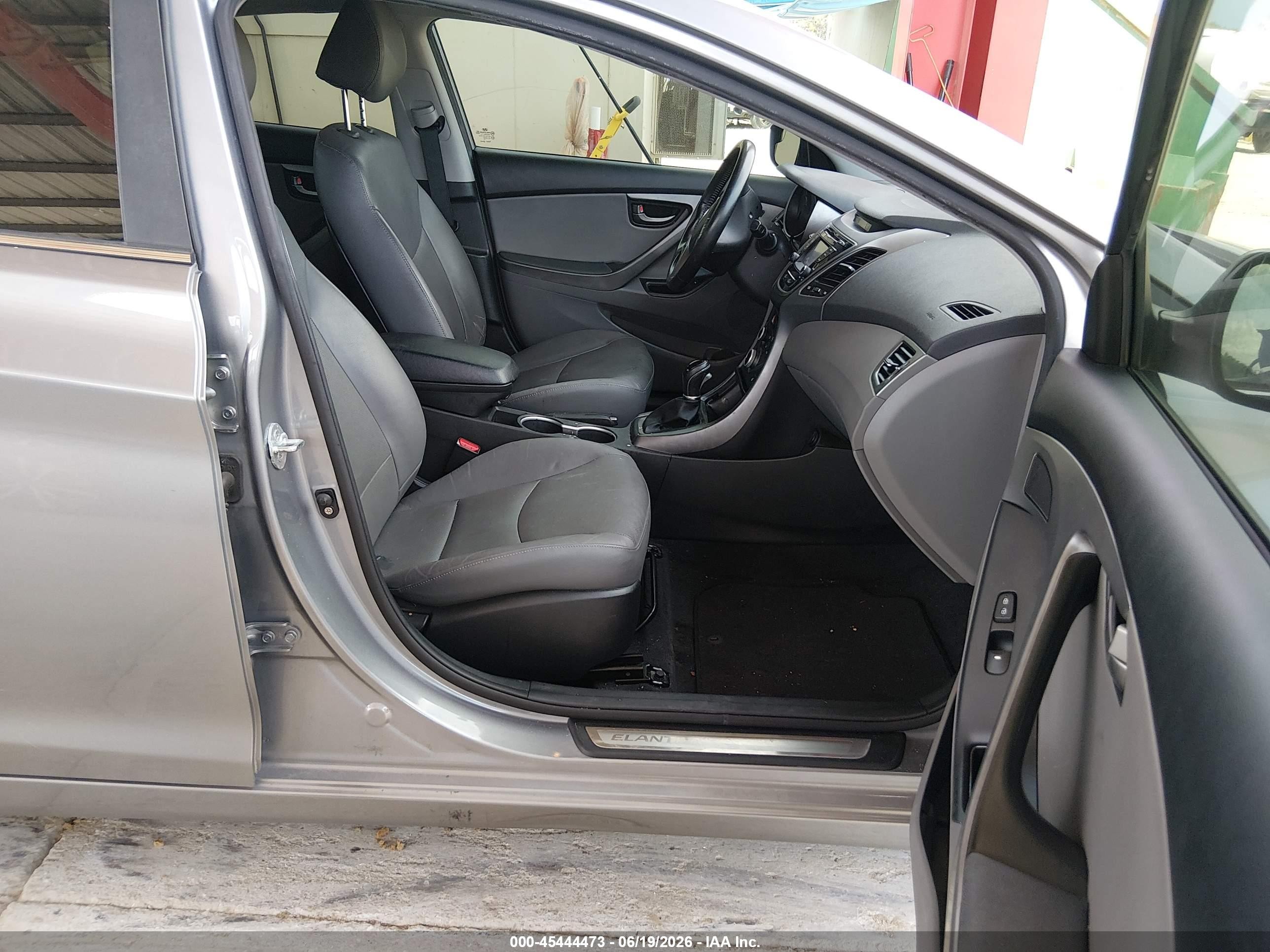 2014 Hyundai Elantra Sport Gray vin: KMHDH4AH4EU048358