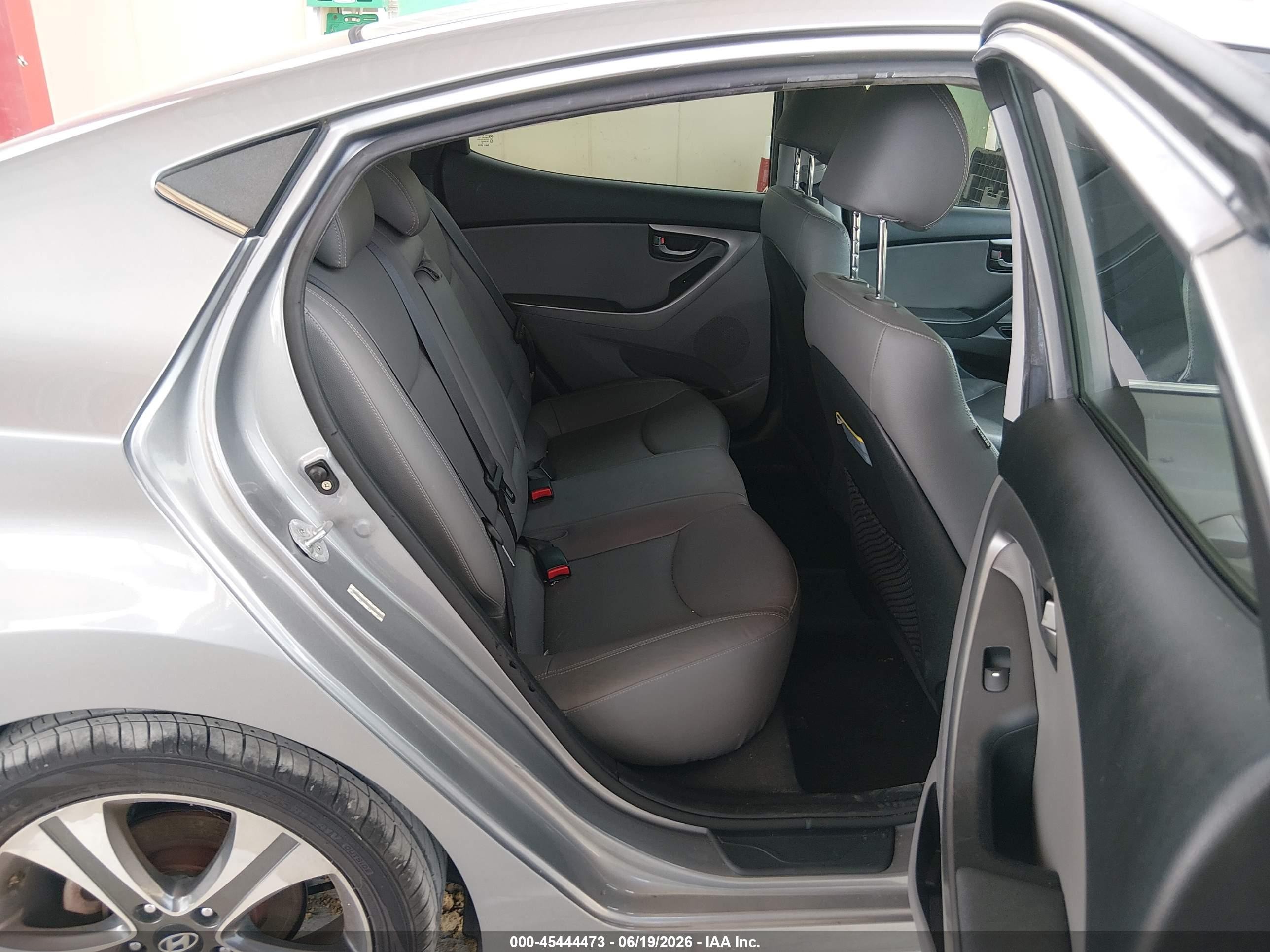 2014 Hyundai Elantra Sport Gray vin: KMHDH4AH4EU048358