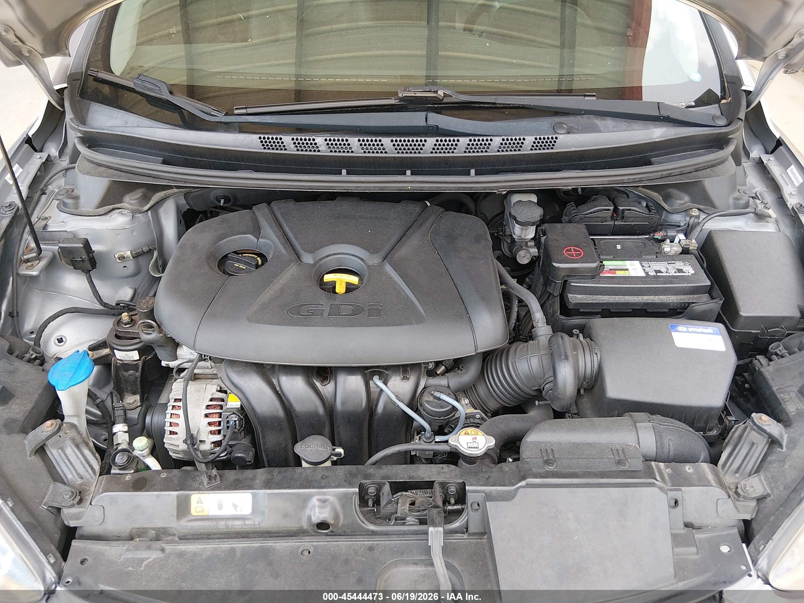2014 Hyundai Elantra Sport Gray vin: KMHDH4AH4EU048358