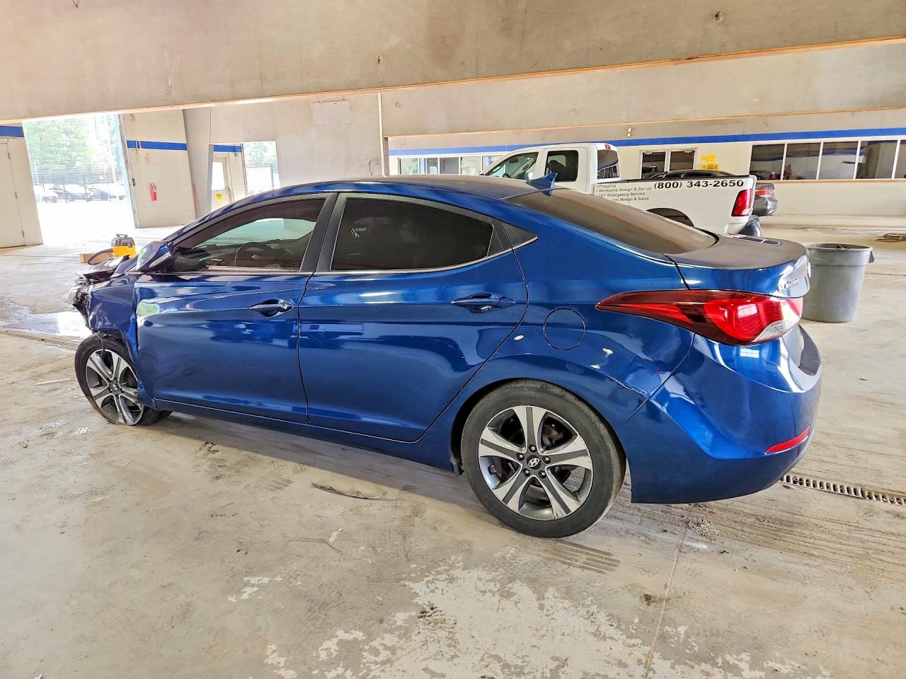 2014 Hyundai Elantra Sport Синий vin: KMHDH4AH4EU051258
