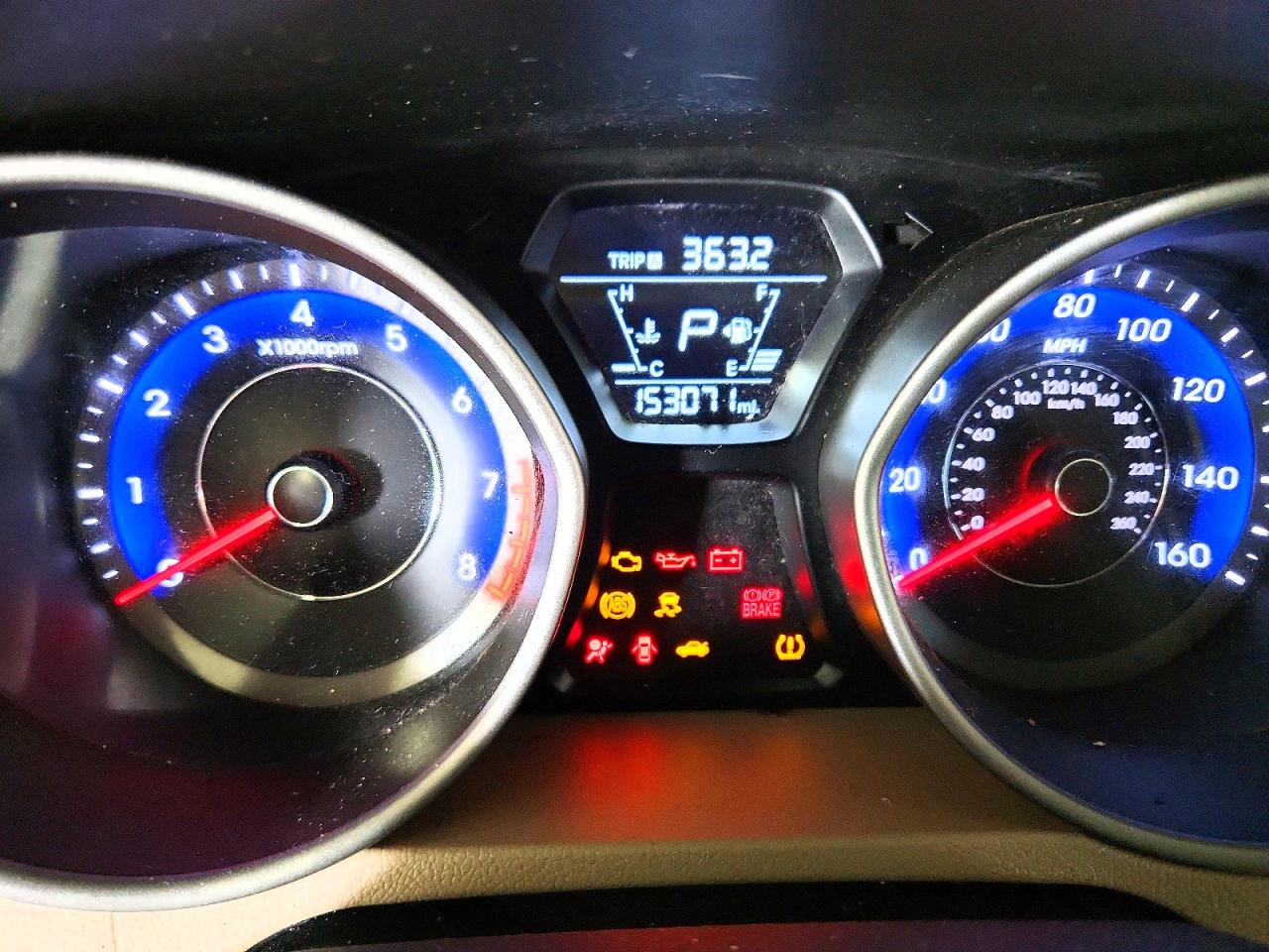 2014 Hyundai Elantra Sport Синий vin: KMHDH4AH4EU051258