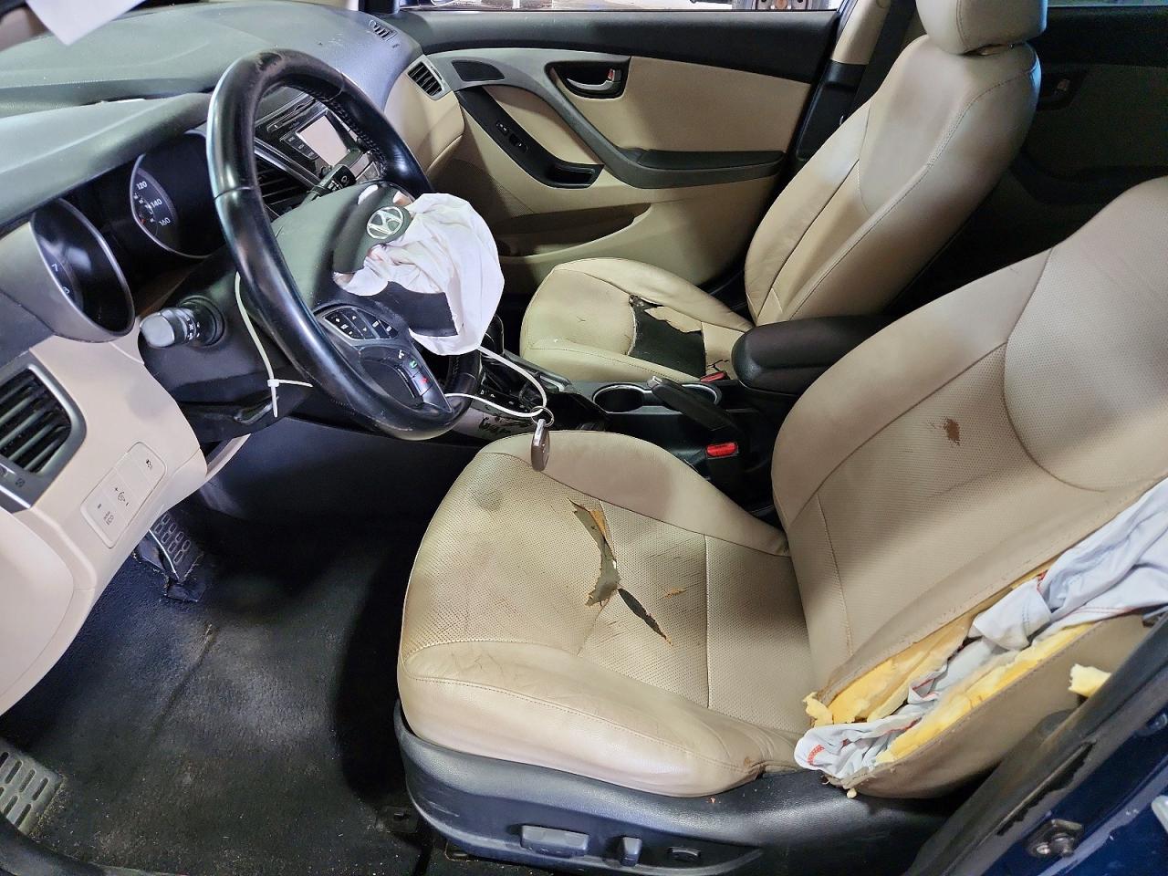 2014 Hyundai Elantra Sport Синий vin: KMHDH4AH4EU051258