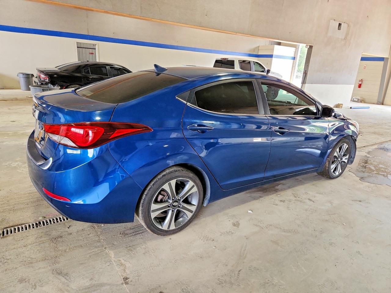 2014 Hyundai Elantra Sport Синий vin: KMHDH4AH4EU051258