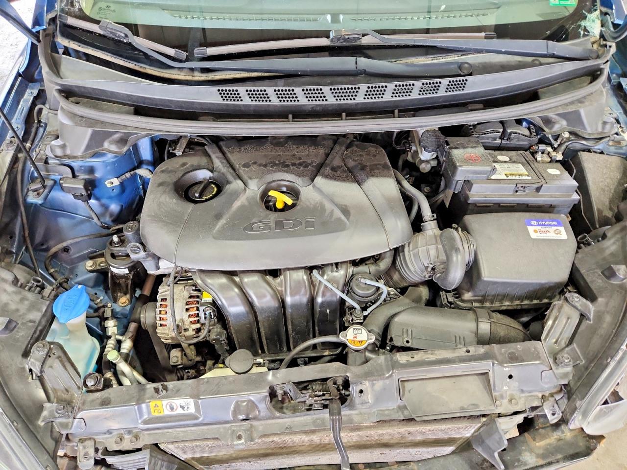 2014 Hyundai Elantra Sport Синий vin: KMHDH4AH4EU051258
