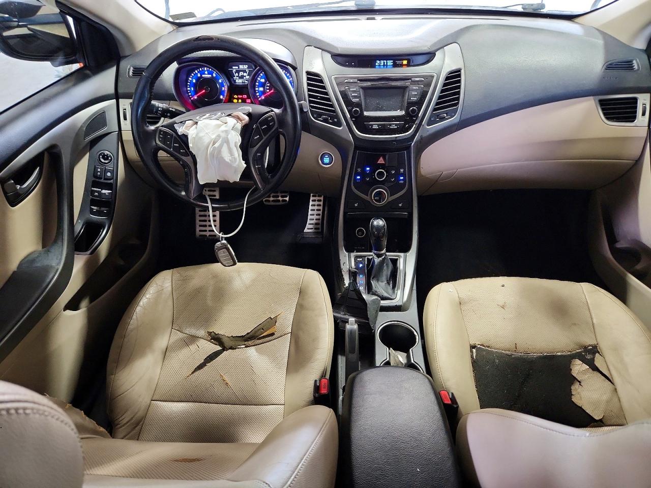 2014 Hyundai Elantra Sport Синий vin: KMHDH4AH4EU051258