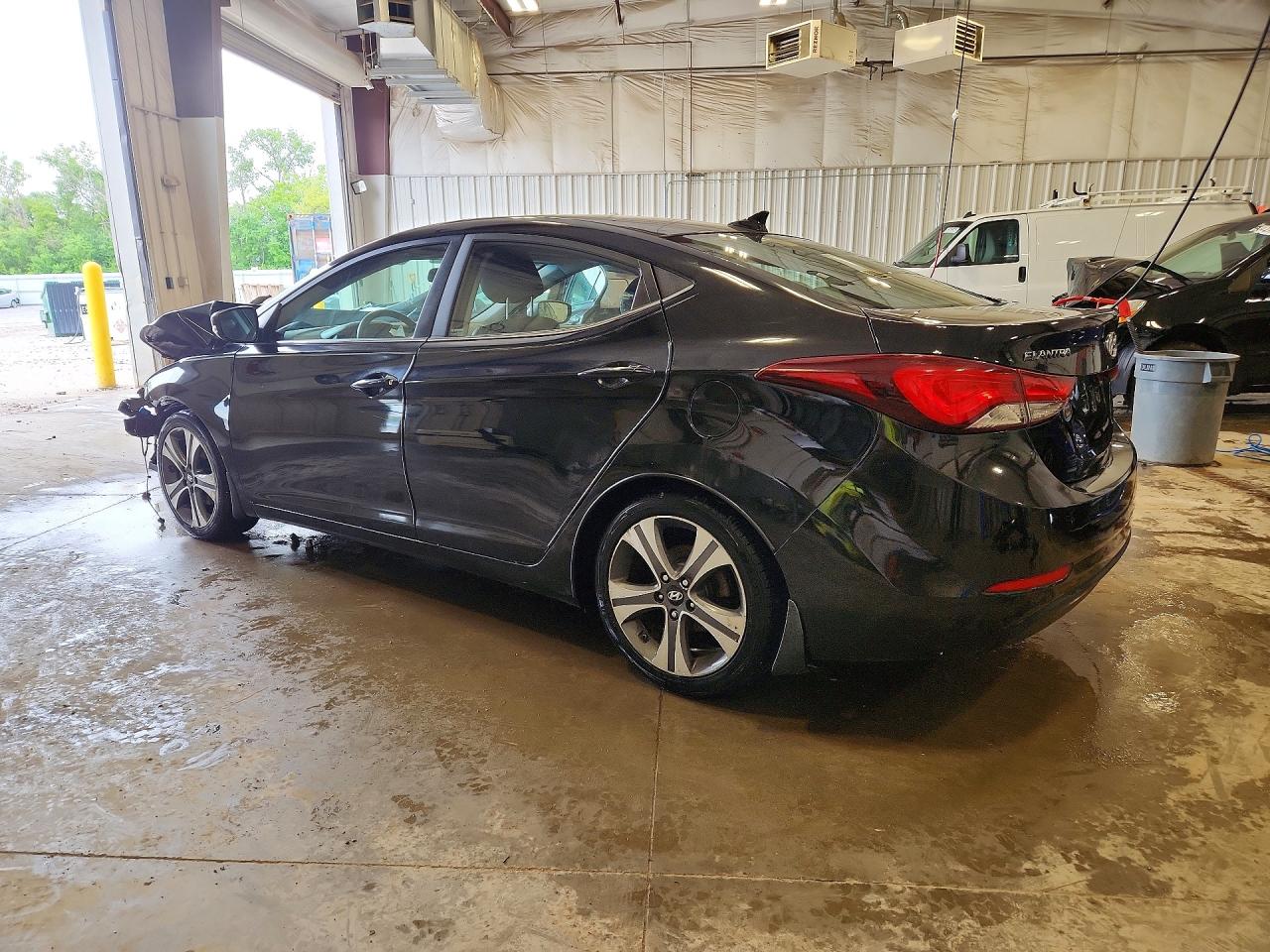 2015 Hyundai Elantra Sport Black vin: KMHDH4AH4FU342649