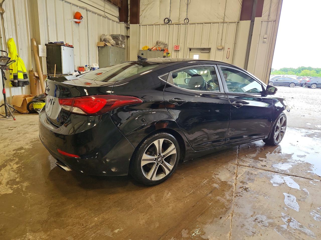 2015 Hyundai Elantra Sport Black vin: KMHDH4AH4FU342649