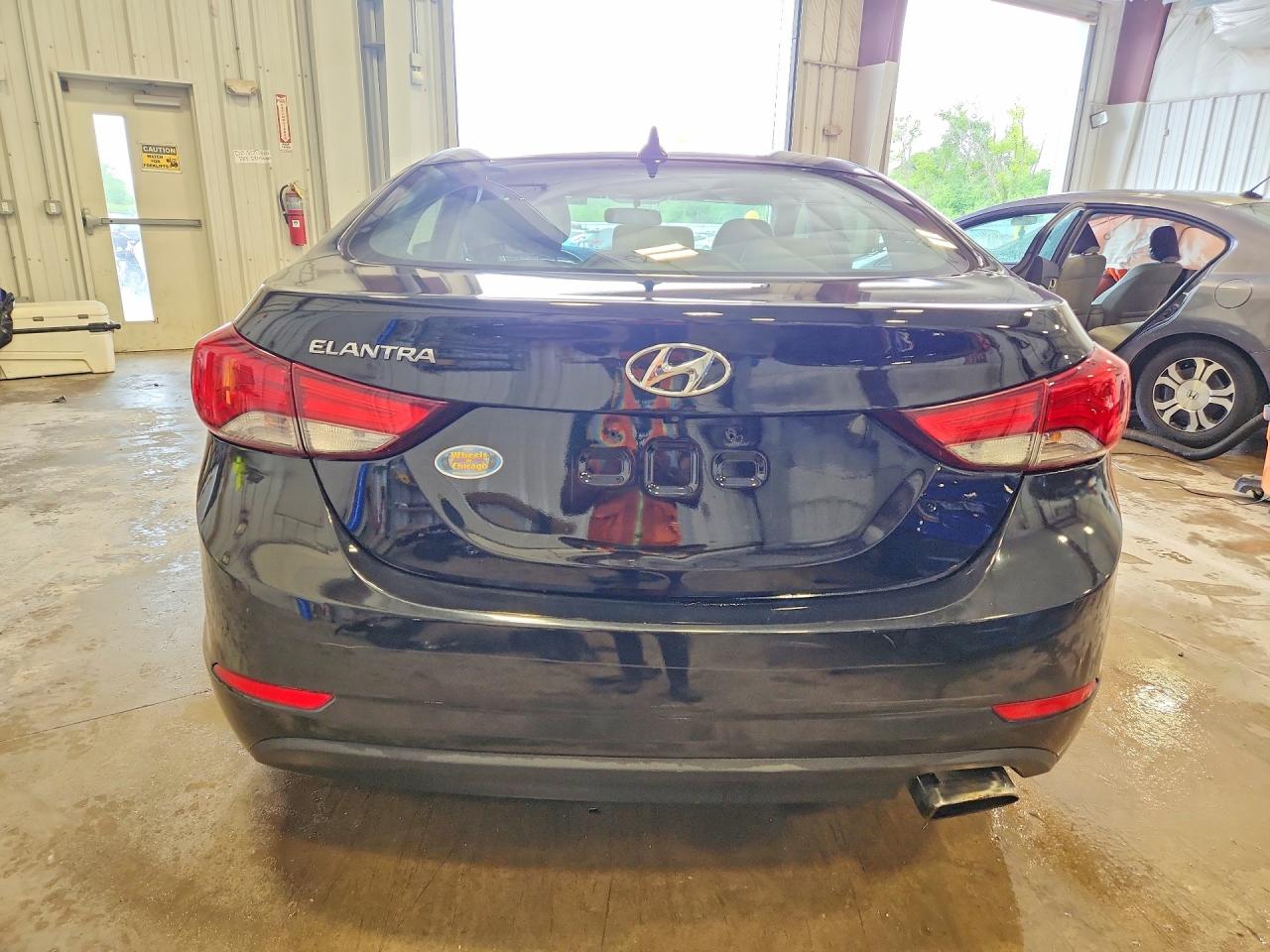 2015 Hyundai Elantra Sport Black vin: KMHDH4AH4FU342649