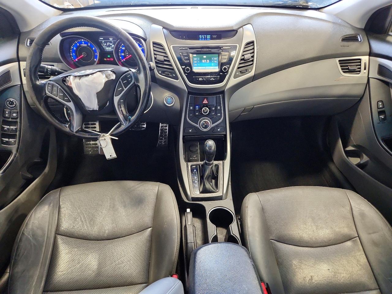 2015 Hyundai Elantra Sport Black vin: KMHDH4AH4FU342649