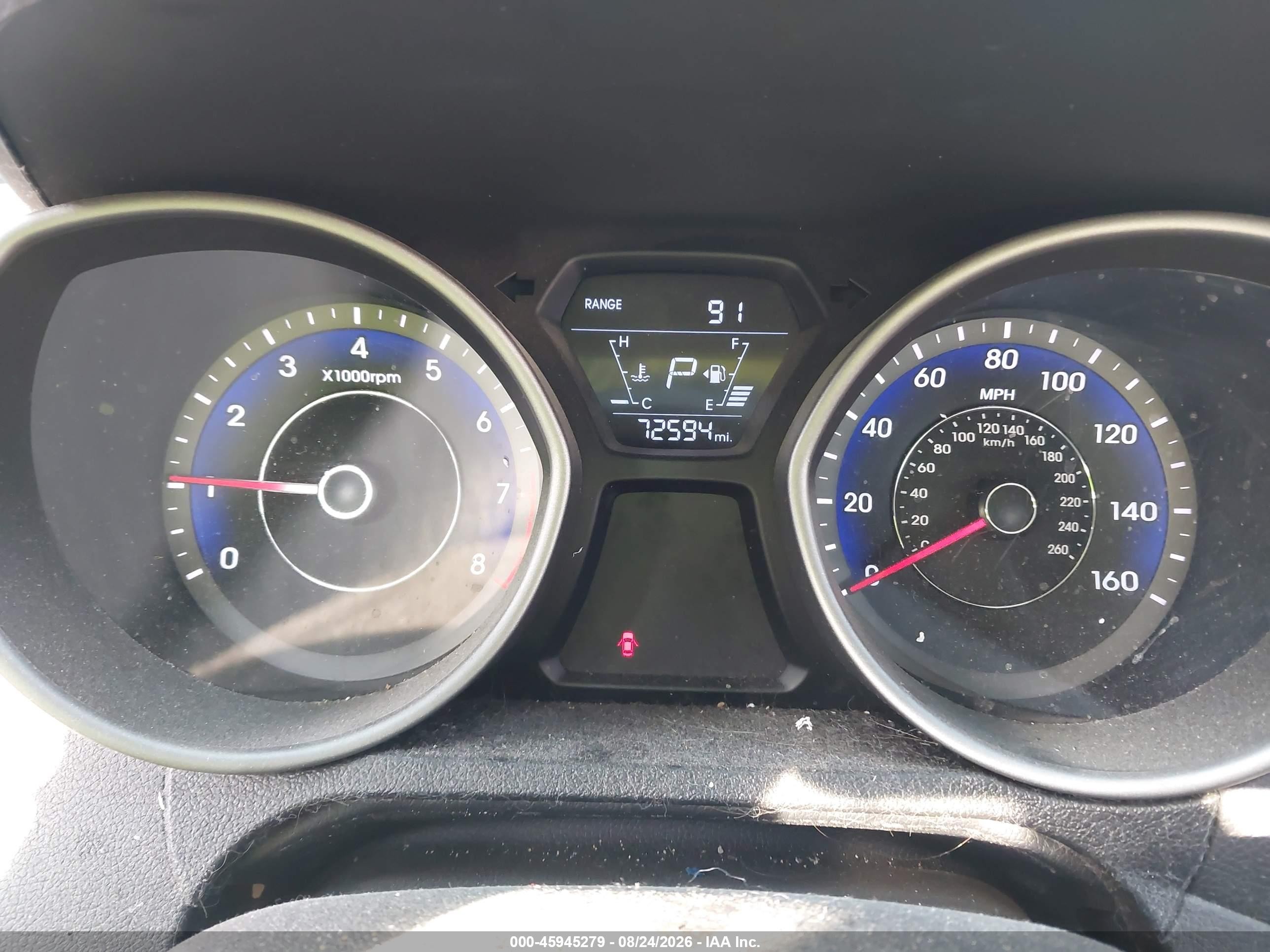 2015 Hyundai Elantra Sport Silver vin: KMHDH4AH4FU373528