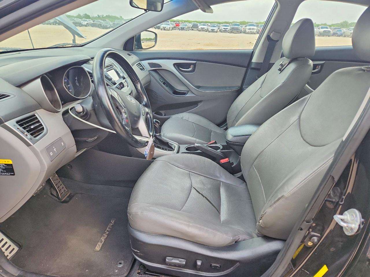 2014 Hyundai Elantra Sport Black vin: KMHDH4AH5EU038552