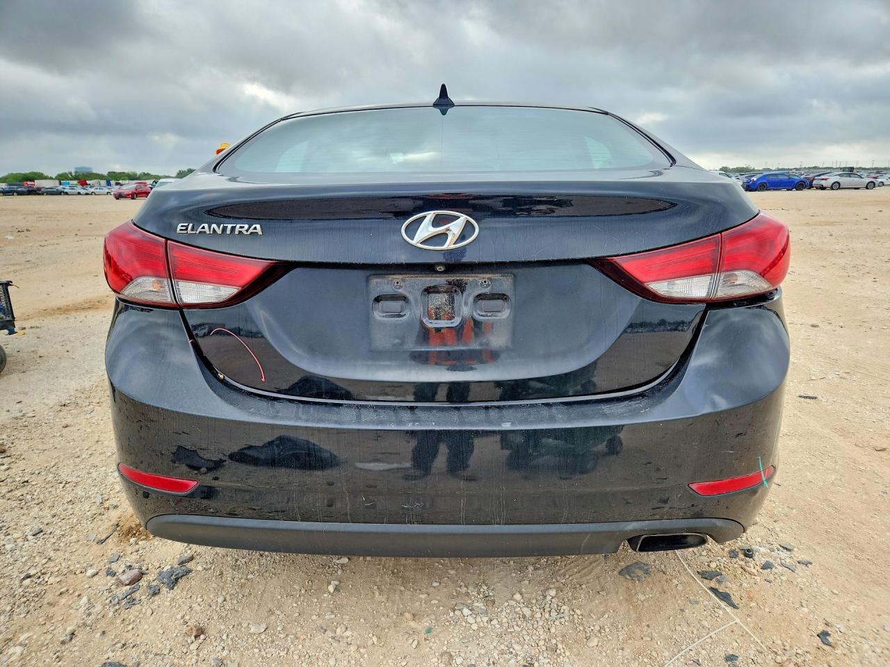 2014 Hyundai Elantra Sport Black vin: KMHDH4AH5EU038552