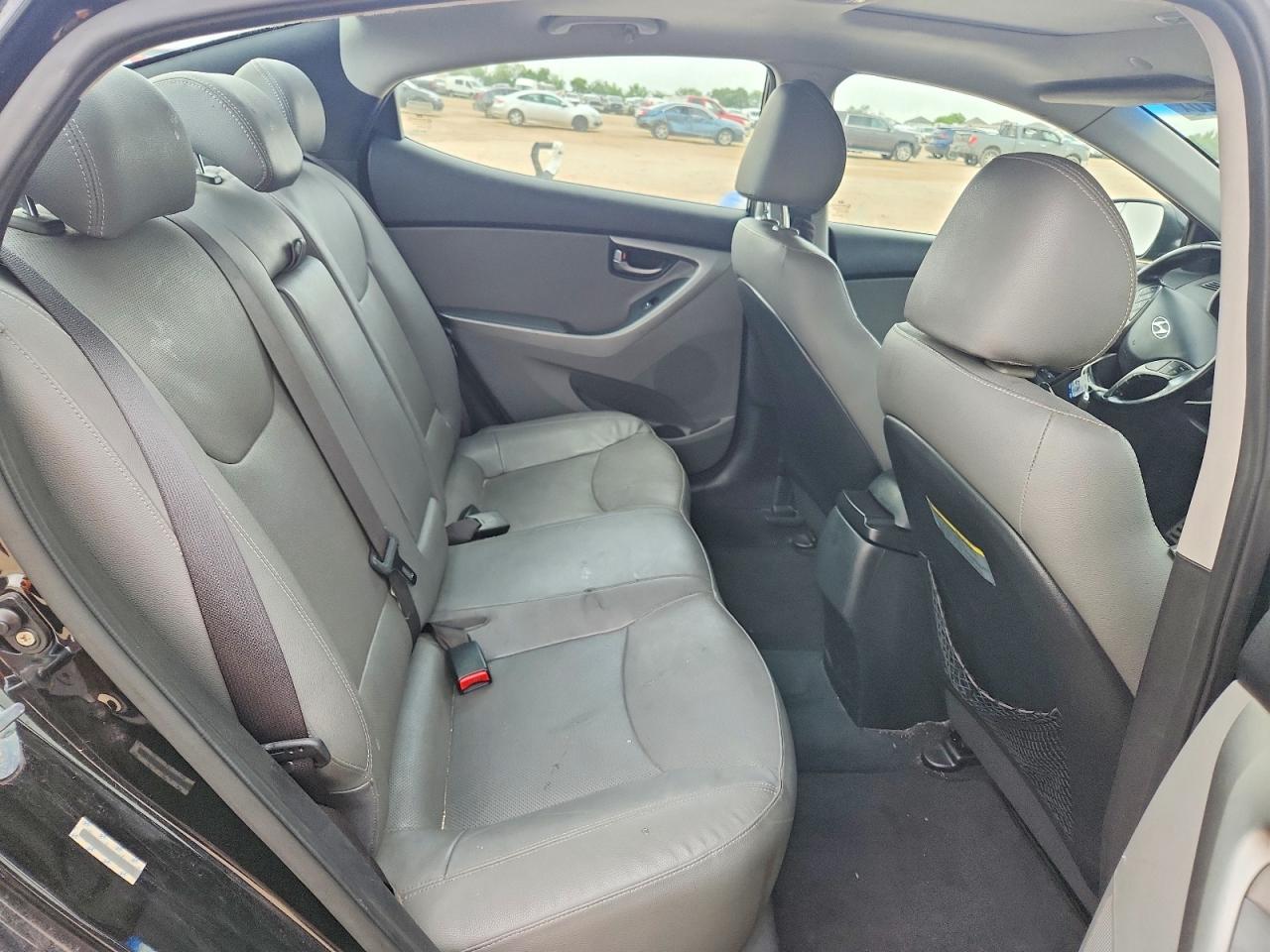 2014 Hyundai Elantra Sport Black vin: KMHDH4AH5EU038552