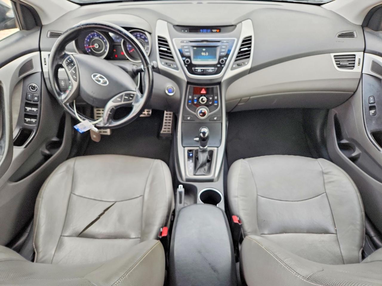 2014 Hyundai Elantra Sport Black vin: KMHDH4AH5EU038552