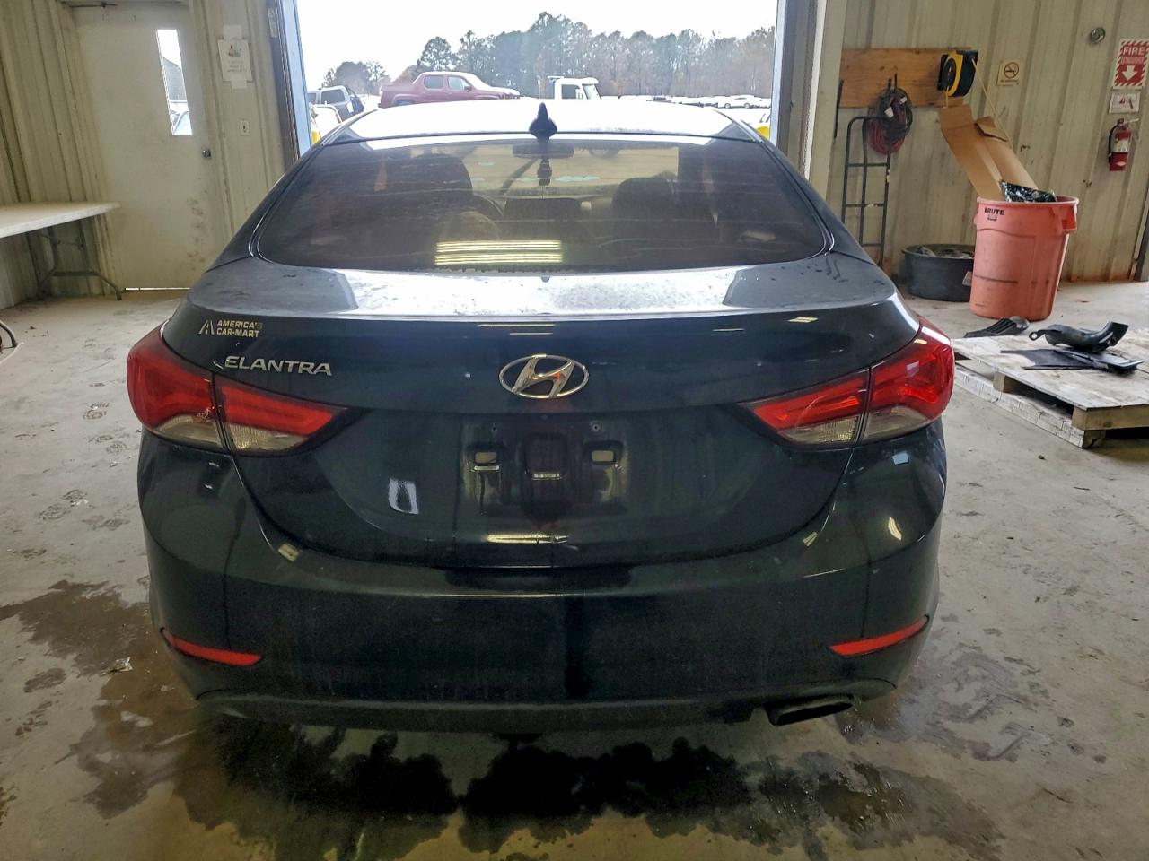 2014 Hyundai Elantra Sport Black vin: KMHDH4AH5EU070076