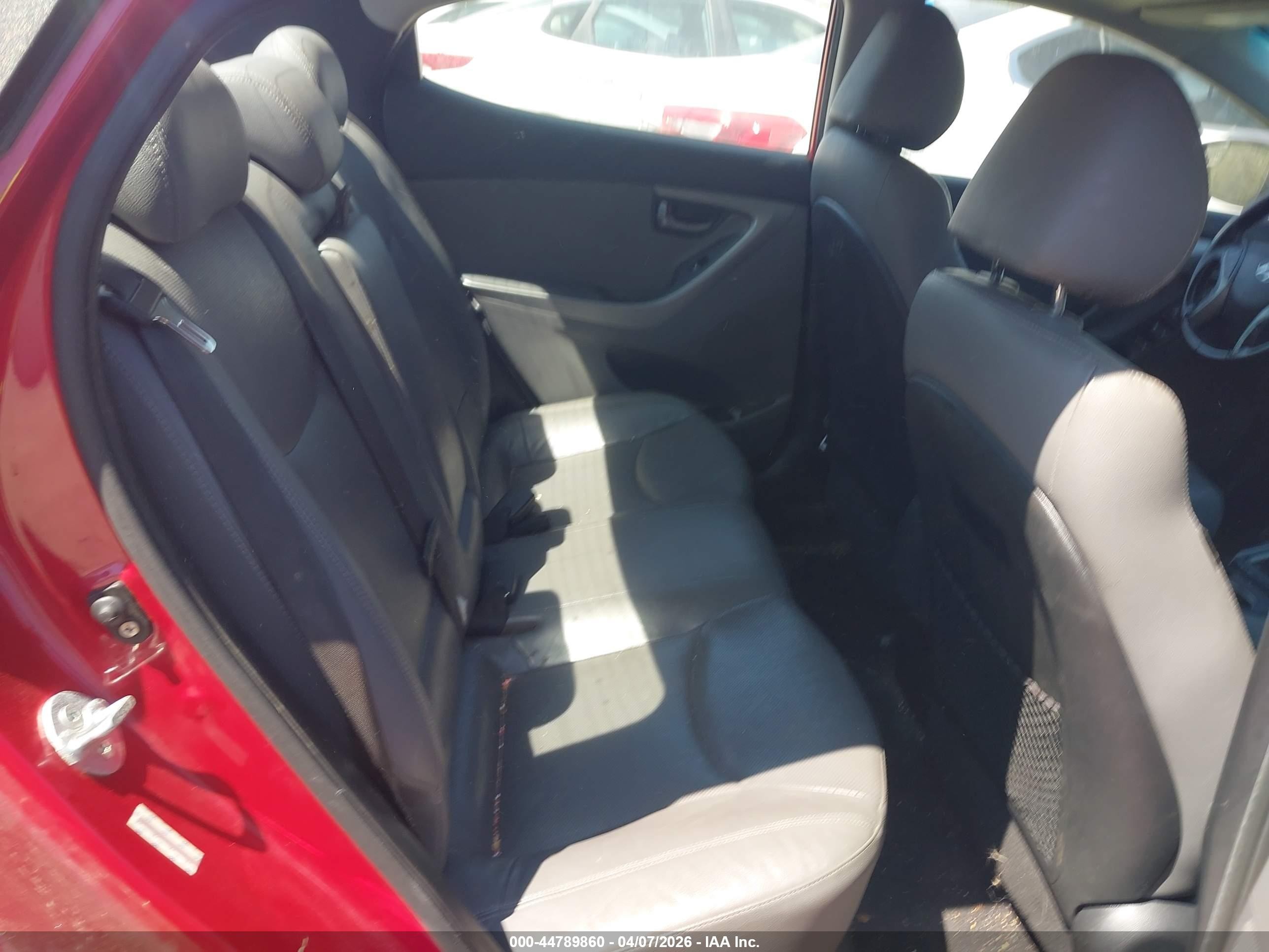 2014 Hyundai Elantra Sport Red vin: KMHDH4AH5EU083037