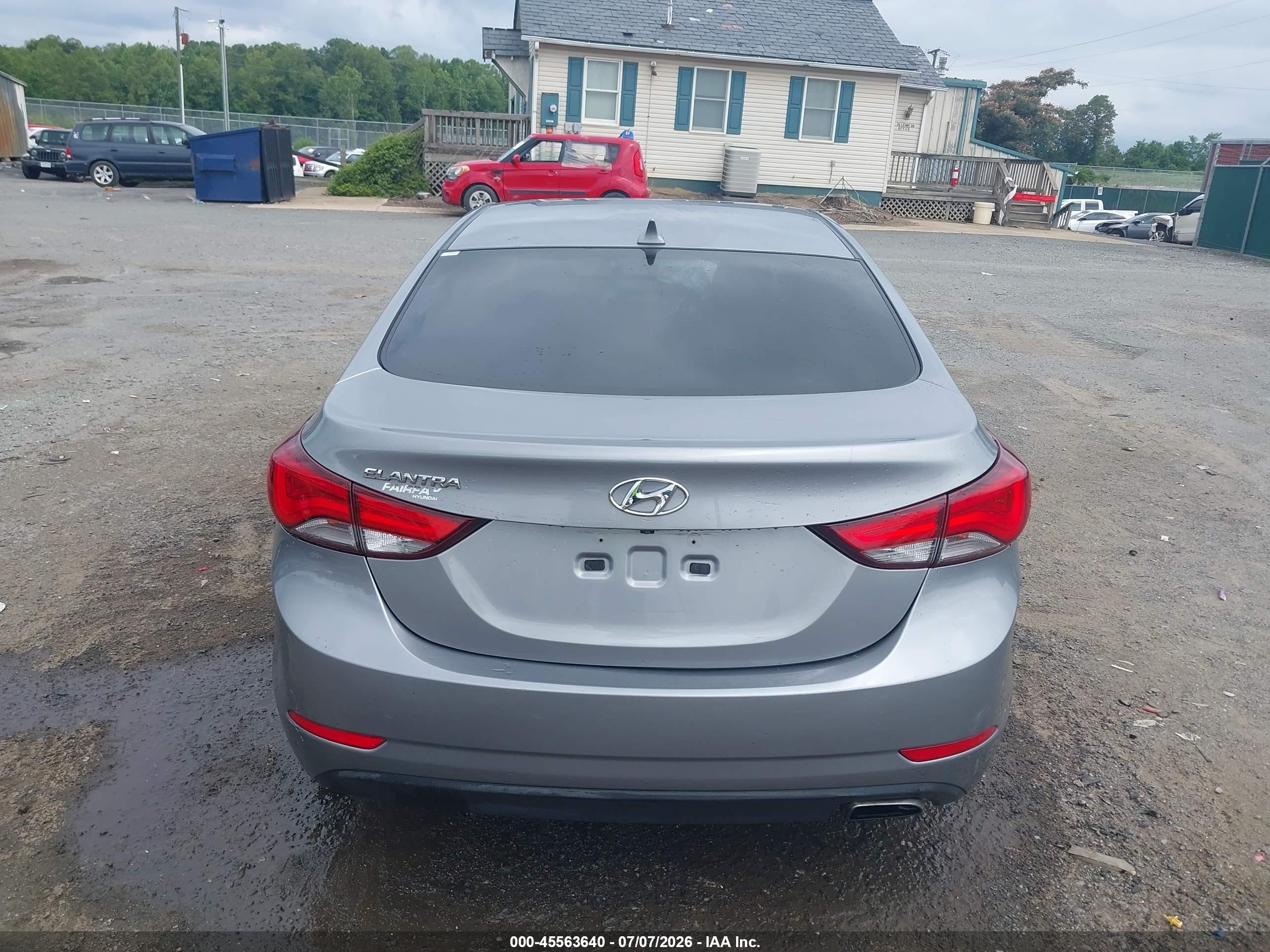 2014 Hyundai Elantra Sport Gray vin: KMHDH4AH5EU105988