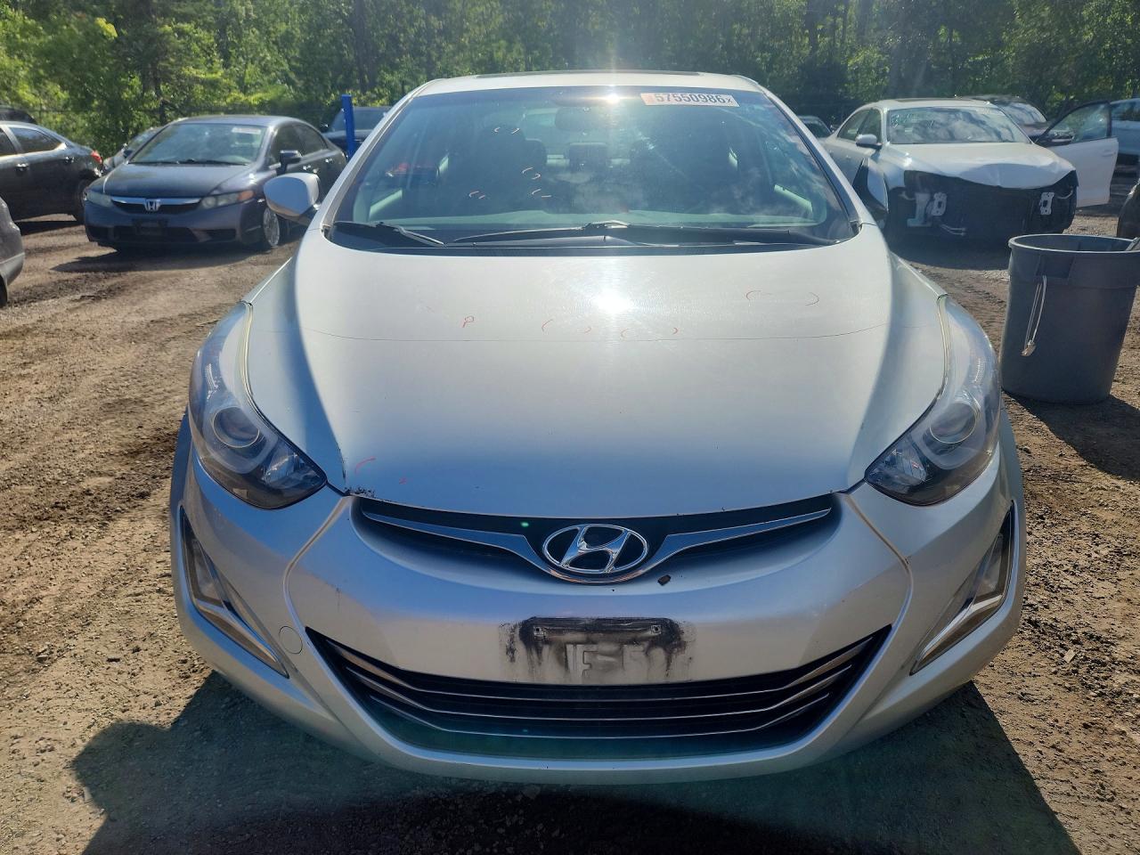 2014 Hyundai Elantra Sport Серый vin: KMHDH4AH5EU189715